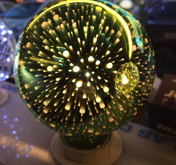 Bombillas decorativas efecto 3D